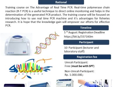 Lab Training Course “The Advantage of Real Time PCR”