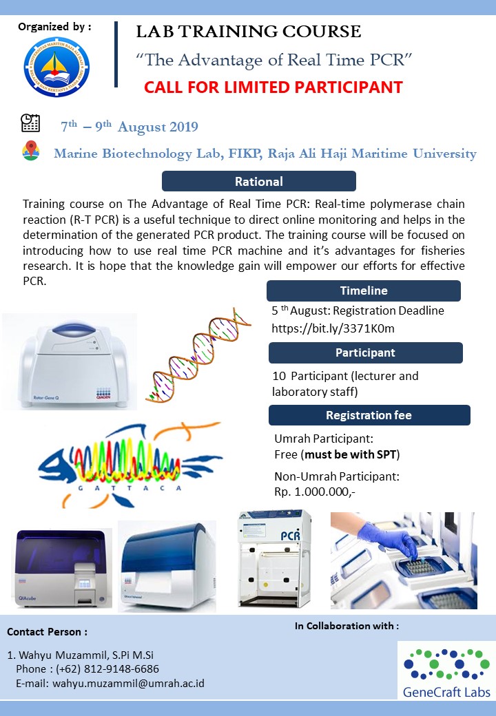 You are currently viewing Lab Training Course “The Advantage of Real Time PCR”